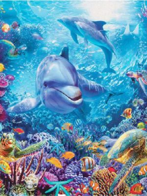 diamont-art-δελφίνια-χελώνες