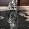 diamond art tiger
