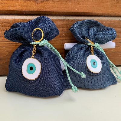 Μπομπονιέρα βάπτισης μάτι