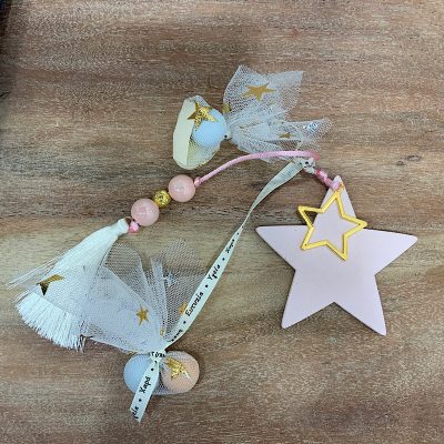 Μπομπονιέρα αστεράκι ροζ