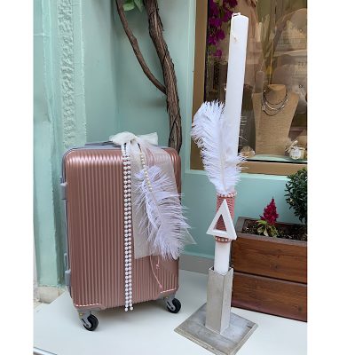 Πακέτο βάπτισης φτερό μονογραμμα