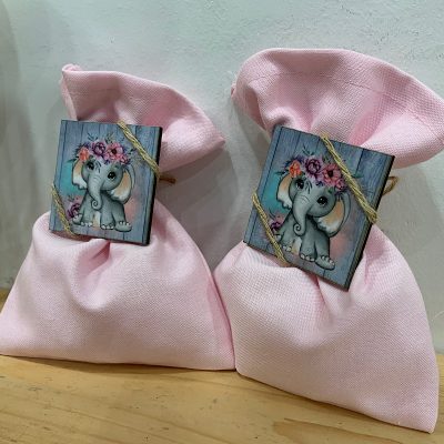 Μπομπονιέρα με μαγνητάκι ελεφαντάκι