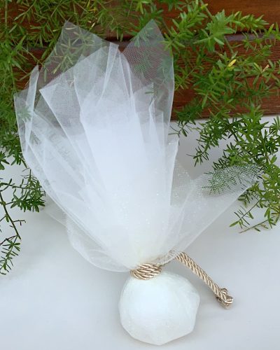 Μπομπονιέρα γάμου με Τούλι γκλίτερ