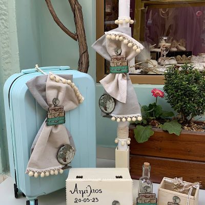 Πακέτο βάπτισης για αγόρι με θέμα “Travel The World”