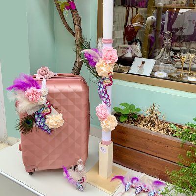 Πακέτο βάπτισης με θέμα “Παγώνι”