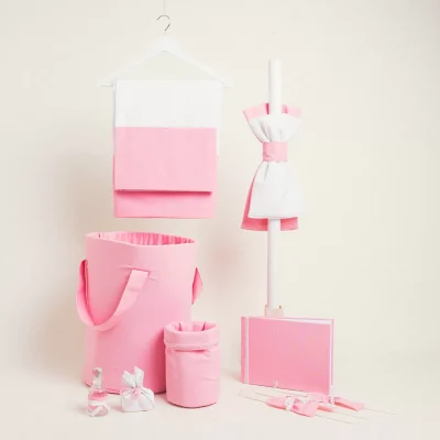 ΣΕΤ ΒΑΠΤΙΣΗΣ ΜΟΝΟΧΡΩΜΟ PREMIUM ΡΟΖ