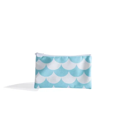 ΠΟΡΤΟΦΟΛΑΚΙ ΒΑΠΤΙΣΗΣ ΜΕ ΥΦΑΣΜΑ ΣΕ ΣΧΕΔΙΟ ΜΕ ΛΕΠΙΑ ΓΟΡΓΟΝΑΣ ΣΕ ΓΑΛΑΖΙΟ