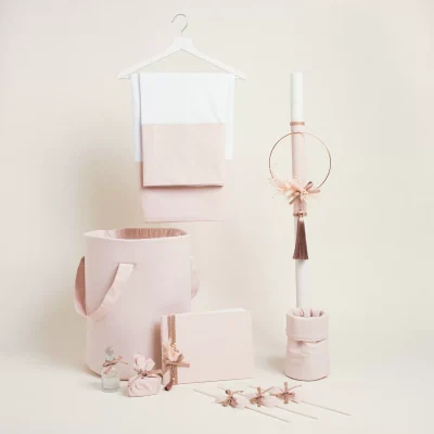 ΣΕΤ ΒΑΠΤΙΣΗΣ ΣΤΟ ΧΡΩΜΑ ΤΗΣ ΠΟΥΔΡΑΣ ΜΕ ΑΠΟΞΗΡΑΜΕΝΑ