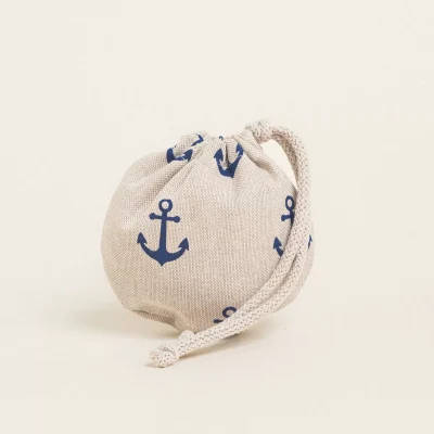 ΠΟΥΓΚΙ ΟΒΑΛ ΜΕ ΚΟΡΔΟΝΙ ΜΠΕΖ ΜΕ ΜΠΛΕ ΑΓΚΥΡΕΣ