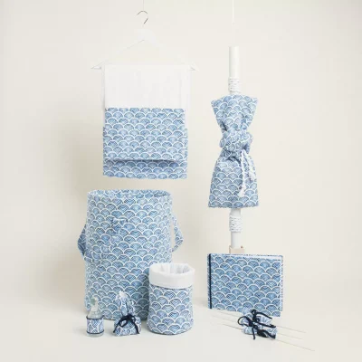 ΣΕΤ ΒΑΠΤΙΣΗΣ ΜΠΛΕ ΚΥΜΑΤΑ