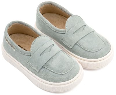 Καστόρινο Loafer από Δέρμα Suede σε Μίνεραλ Χρώμα