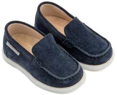 Καστόρινα Loafer Ιστιοπλοϊας από Δέρμα Suede σε Μπλε Χρώμα