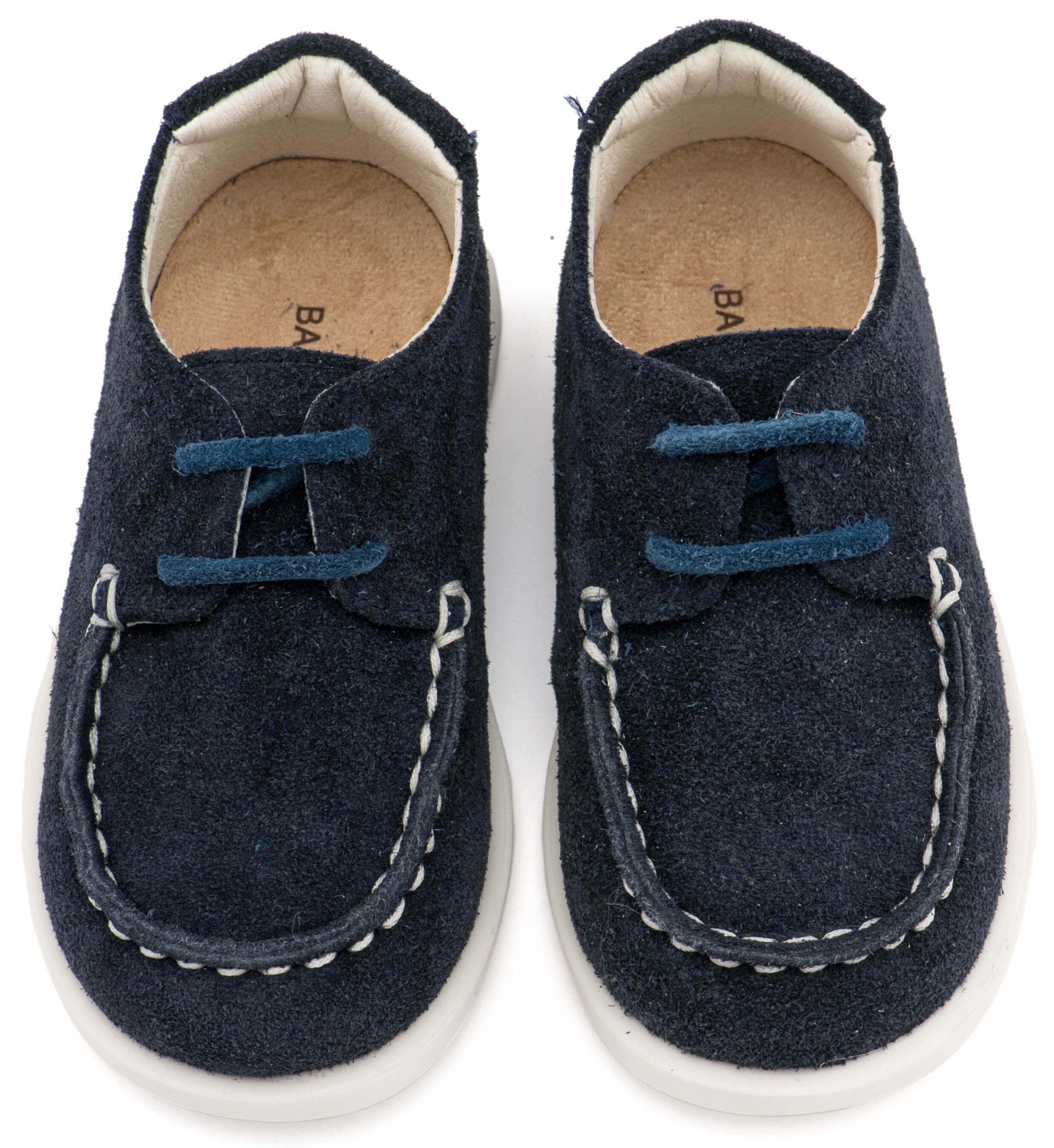 Καστόρινο Δετό Μοκασίνι BW4315 Μπλε Καστόρινο Δετό Μοκασίνι με Δερμάτινο Κορδόνι σε Μπλε Χρώμα