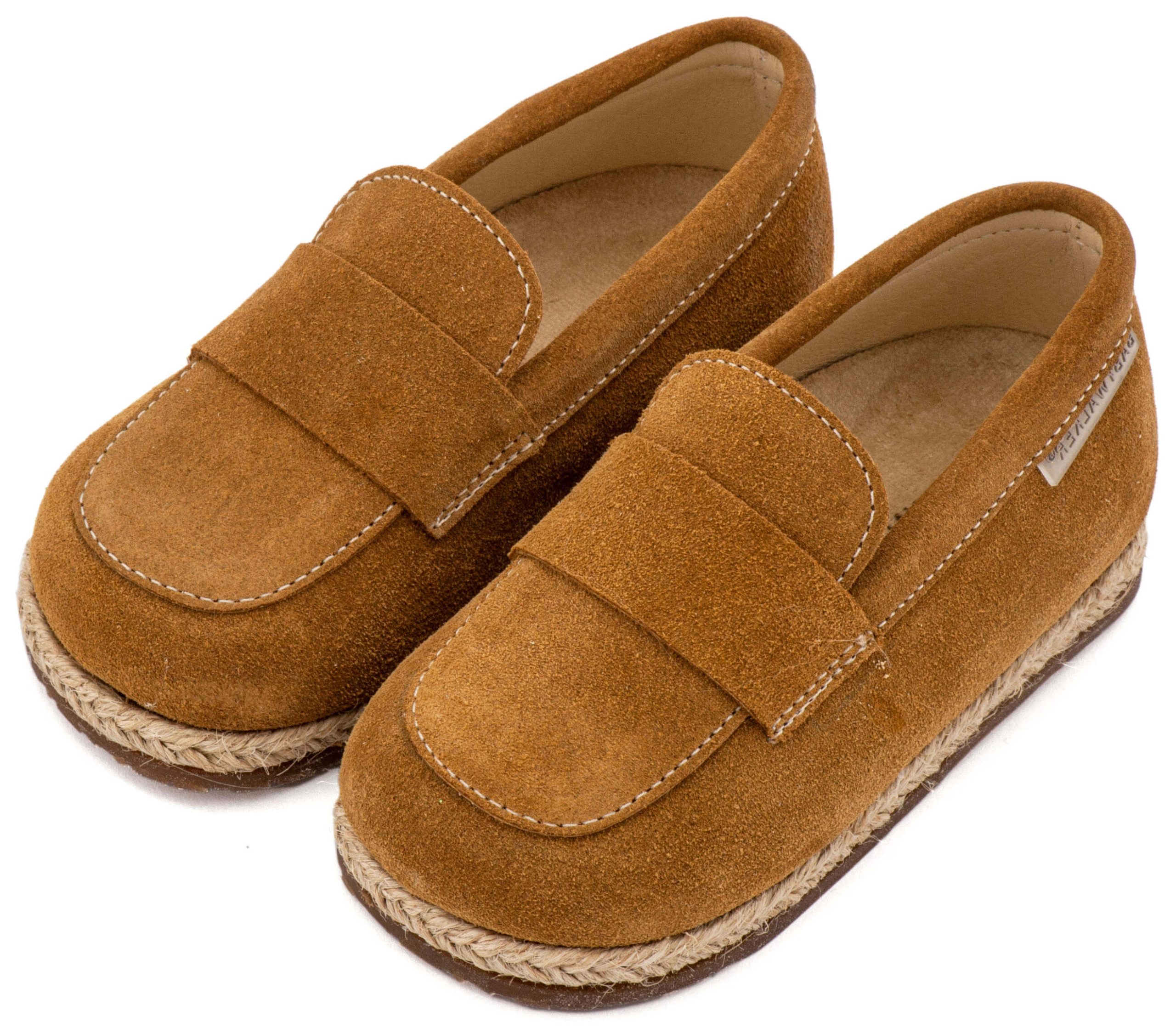 Καστόρινες Εσπαντρίγες BW4319 Ταμπά Καστόρινες Εσπαντρίγες από Δέρμα Suede σε Ταμπά Χρώμα