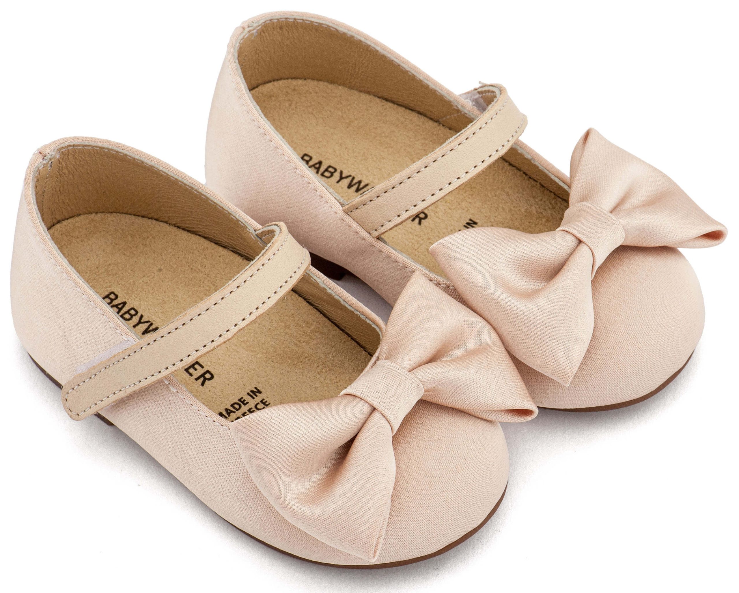 Γοβάκι Μονή Μπαρέτα με Σατέν Φιόγκο BW4870 Μπεζ Υφασμάτινο Γοβάκι Μονή Μπαρέτα Χρατς με Σατέν Χειροποίητο Φιόγκο, Σε Μπεζ Χρώμα