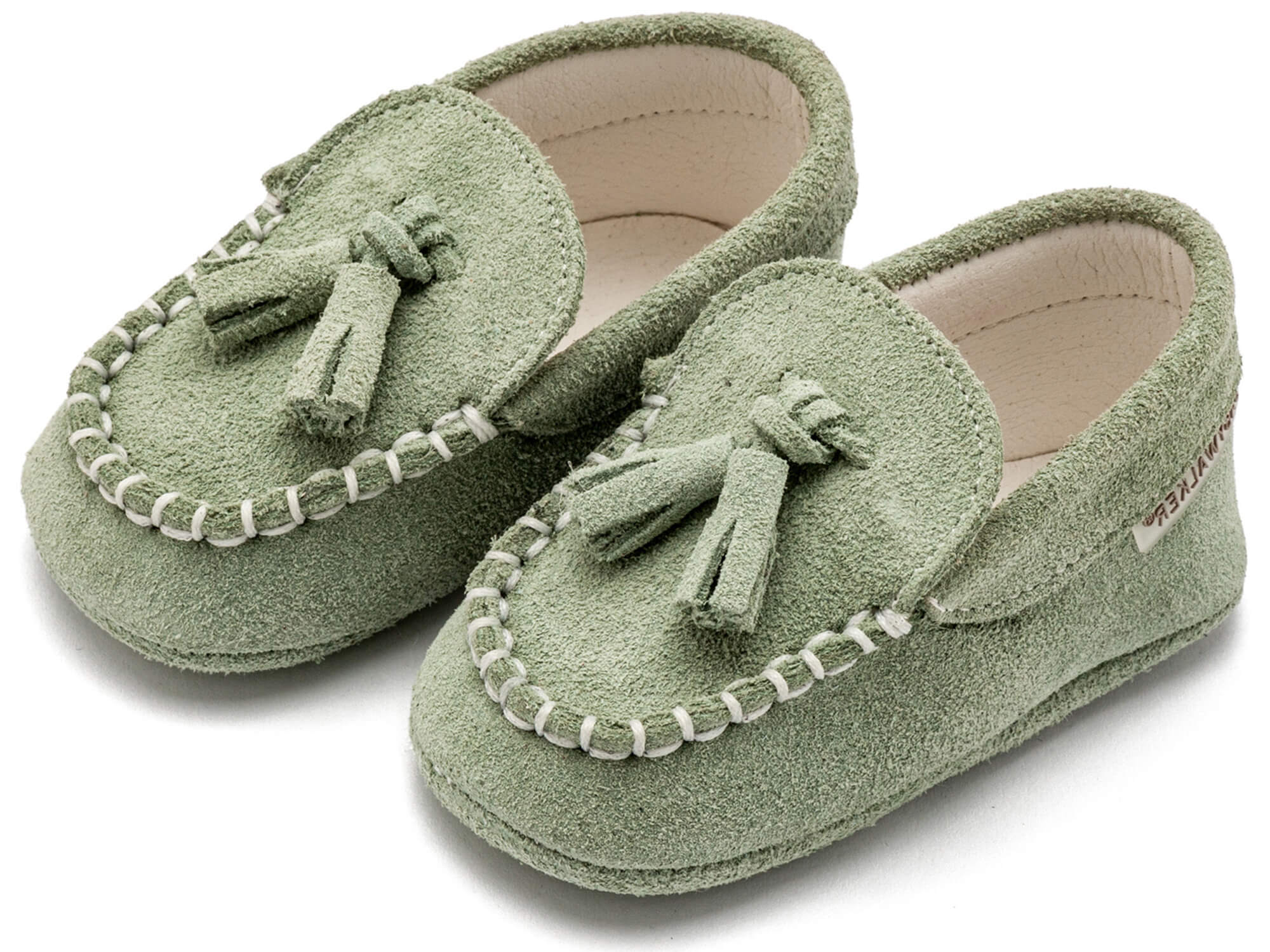 Καστόρινο Loafer MI1130 Μέντα Καστόρινο Loafer με Φουντάκια σε Μέντα Χρώμα
