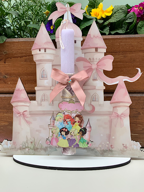 Πασχαλινές Λαμπάδες για Κορίτσια: Πριγκίπισσες, Νεράιδες και Λουλούδια