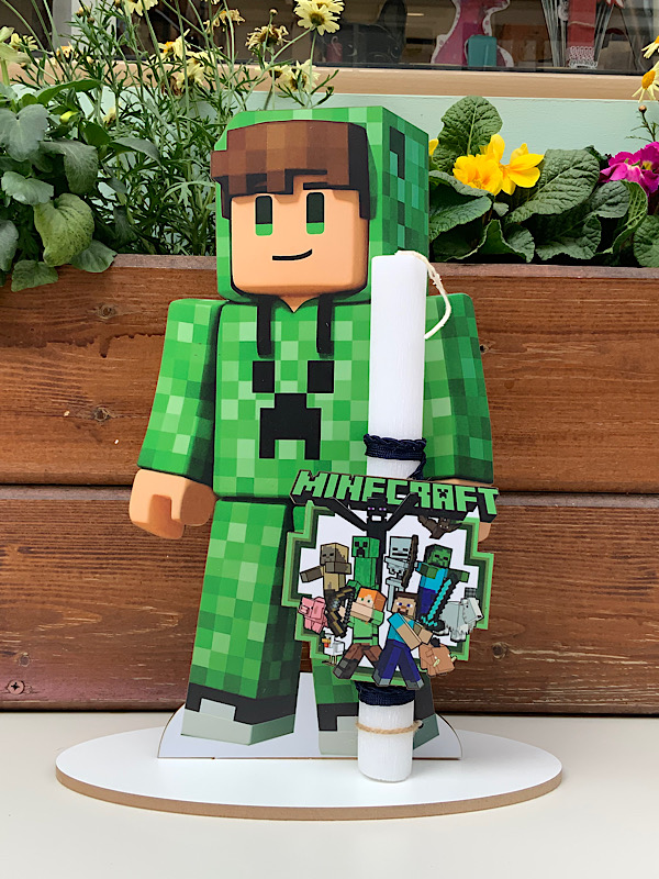 Πασχαλινές Λαμπάδες με Ήρωες: Spider-Man, Stitch, Minecraft