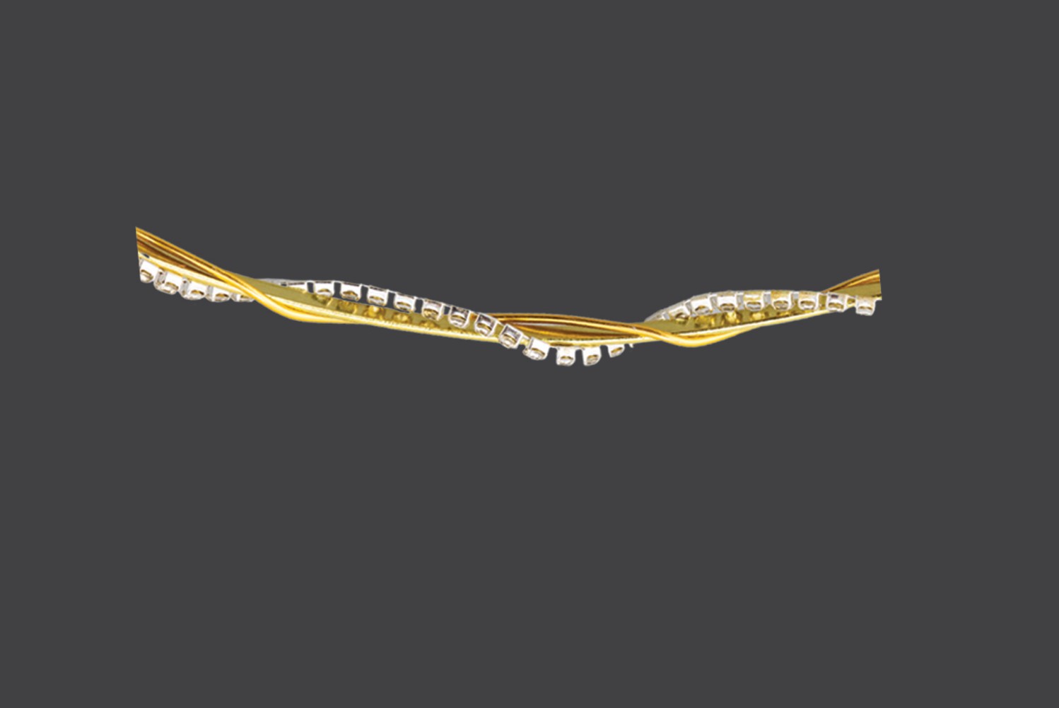 Στέφανο χρυσή βέργα με στρας και δέσιμο μόκα δανδέλα.